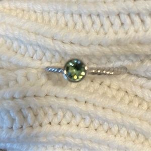 Touchstone Crystal by Swarovski Birthstone Ring Size 7